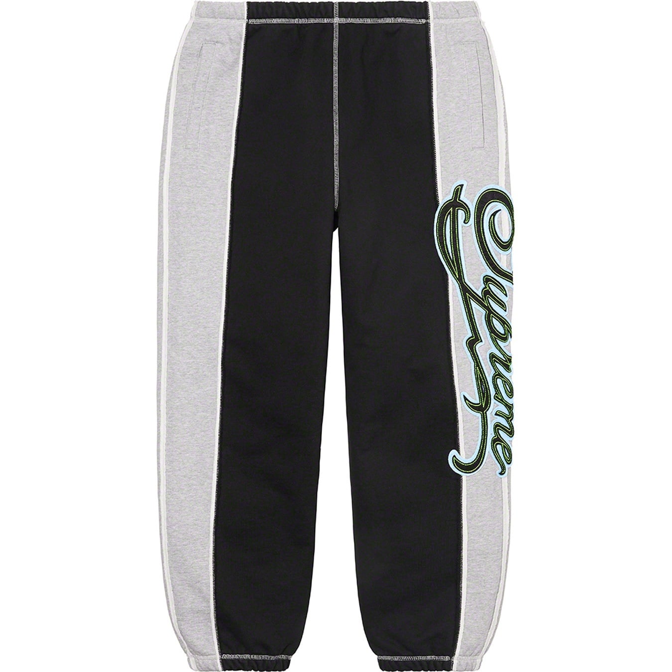 Paneled Script Sweatpant view 3